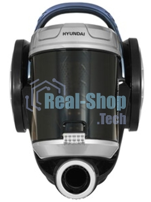 Пылесос Hyundai HYV-C2575 серебристый/темно-синий, 380/2000 Вт, уборка сухая, пылесборник контейнер 3.5 л