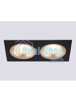 Светильник Ambrella light TN102735/2 BK/GD черный/золото GU5.3 175*92*23