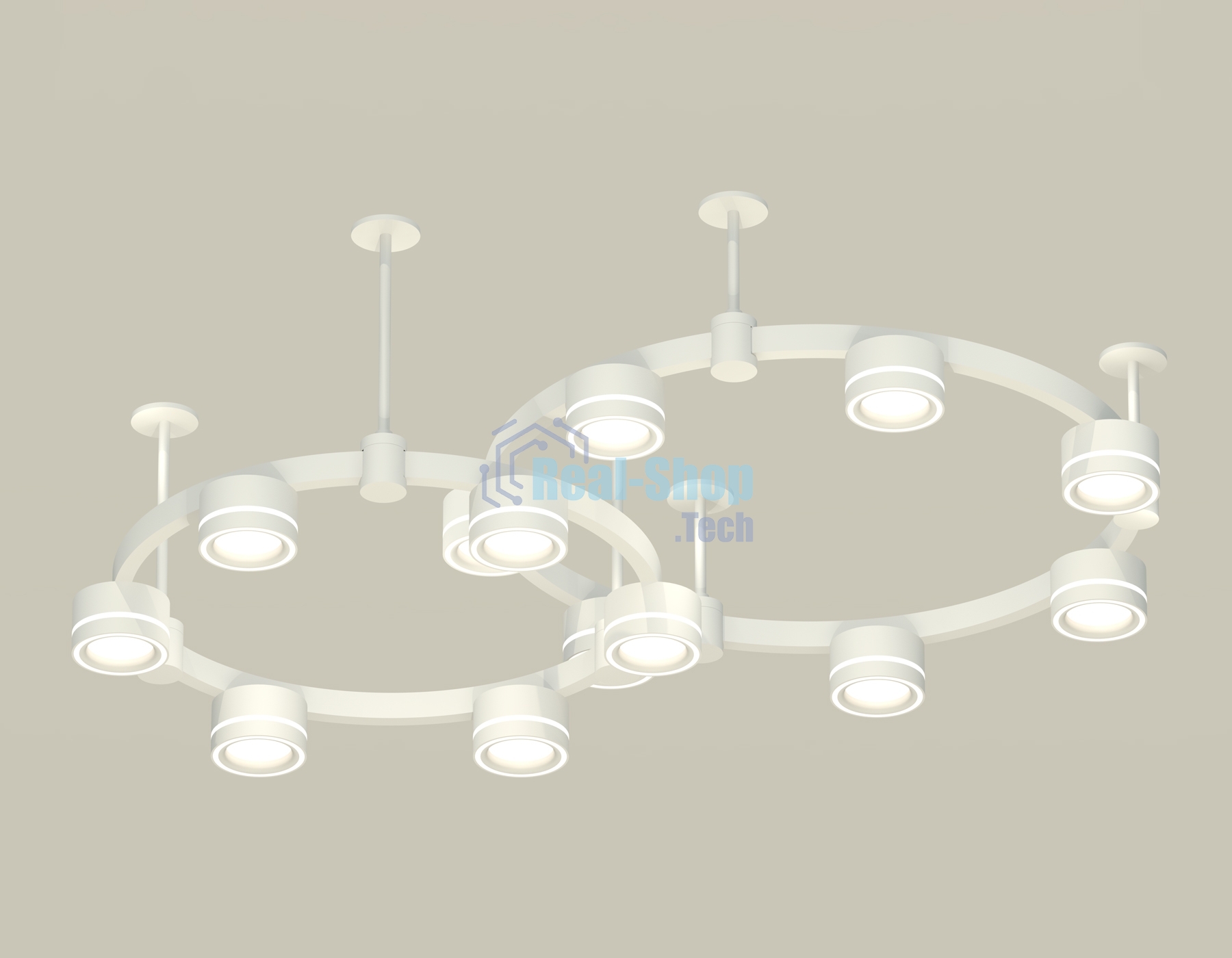 Светильник Ambrella light XR92211004/13 SWH/FR белый песок/белый матовый GX53 (A9221, A9226, C9236, C9231, N8433)