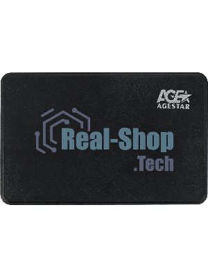 Внешний корпус для HDD AgeStar 3UB2P2 SATA III пластик черный 2.5