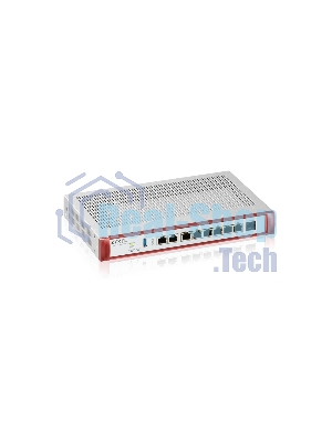 Межсетевой экран Zyxel USG FLEX 200H с подпиской Gold на 1 год (AS, AV, CF, IDP/DPI, Sandboxing, SecuReporter), Rack, 2xRJ-45: 1/2.5G (LAN/WAN), 6xRJ-45: 1G (LAN/WAN), 1xUSB3.0 **