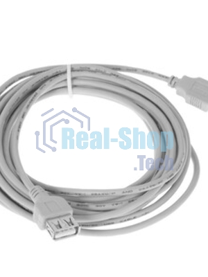 Кабель удлинит. USB2.0 Cablexpert CC-USB2-AMAF-15-N, AM/AF, медь, 4.5м, пакет