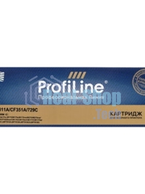 Картридж лазерный ProfiLine PL-CE311A/CF351A/729 для принтеров HP CLJ CP1025/CP1025NW/MFP M175a/M175nw/M275/M176n/M177fw/Canon LBP 7010/7010C/LBP7018C Cyan 1000 копий