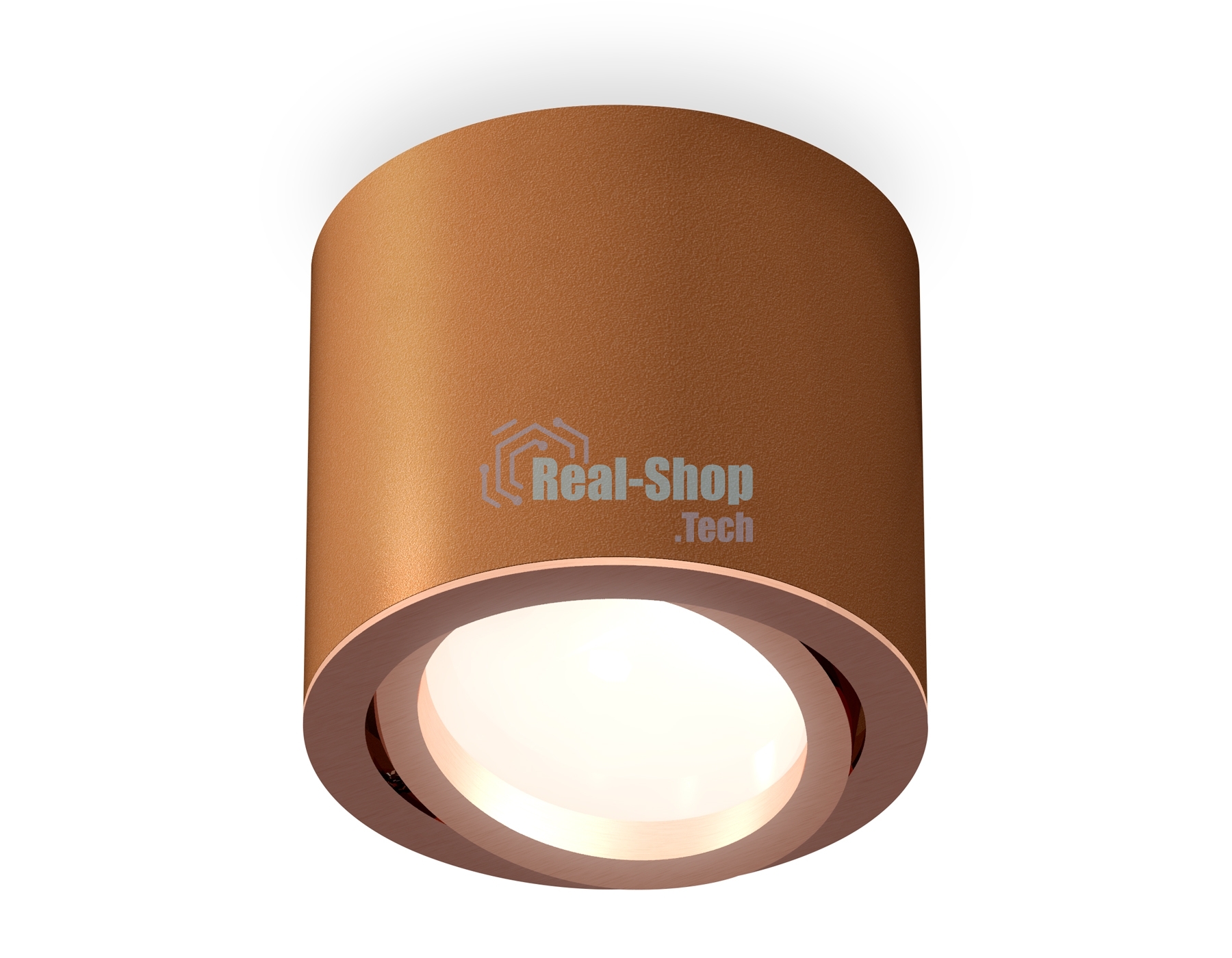 Светильник Ambrella Light XS7404002 SCF/PPG кофе песок/золото розовое полированное MR16 GU5.3 (C7404, N7005)