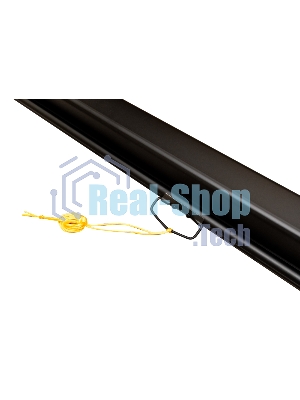 Экран 180x180см Wallscreen 1:1 настенно-потолочный рулонный черный 100'