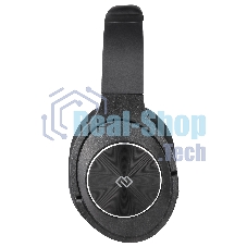 Беспроводные/проводные наушники Digma BT-20 ANC черный, накладные, Bluetooth + проводной, активное шумоподавление, складная конструкция, до 15 ч