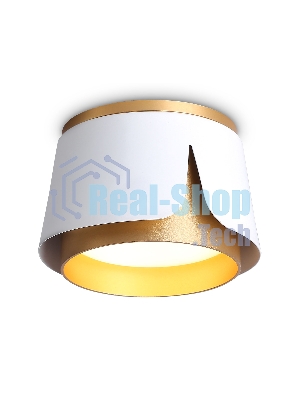 Светильник Ambrella light TN71221 WH/GD белый/золото GX53 D100*66