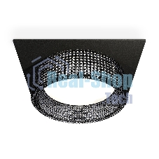 Комплект встраиваемого светильника Ambrella light XC8062031 SBK/BK черный песок/тонированный GX53 (C8062, N8484)