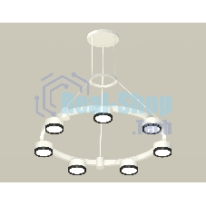 Светильник Ambrella light XR92031501/7 SWH/PBK белый песок/черный полированный GX53 (A9203, C9236, N8113)