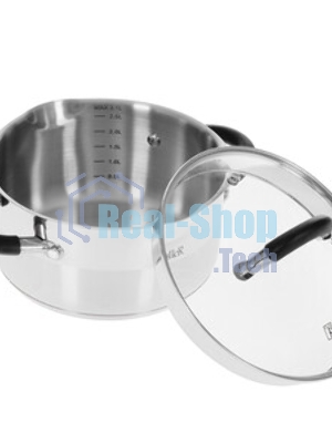 Кастрюля TalleR с крышкой TR-17193, 20х10 см (3,1 л)