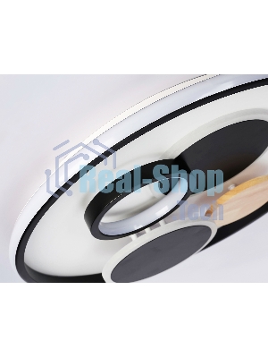 Светильник Ambrella light FL4802 WH/BK белый/черный 3000K-6400K 70W D500*95 (ПДУ ИК)