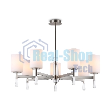 Люстра Ambrella light LH56253/7 SN/FR никель/белый матовый E27/7 max 60W D750*590