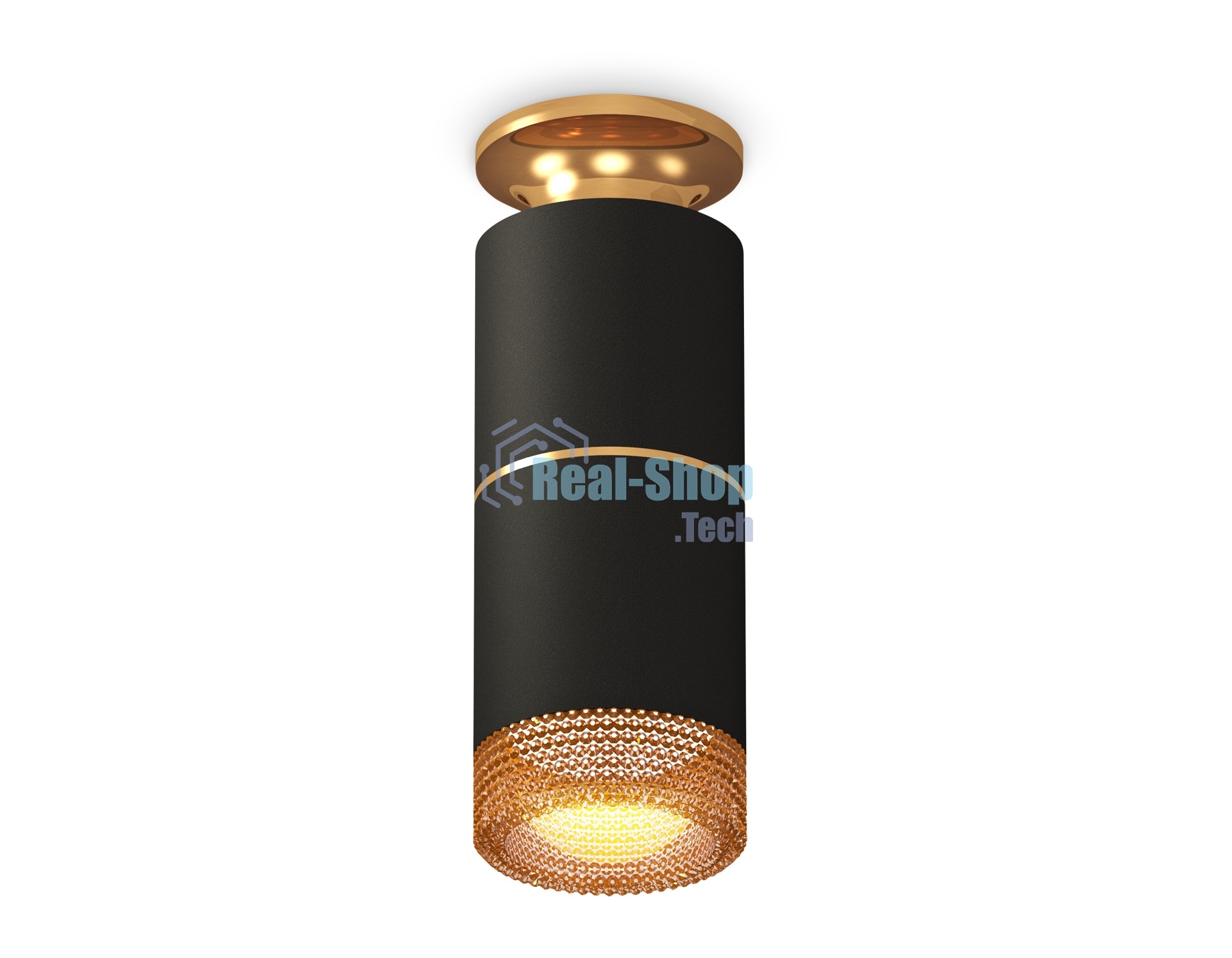 Светильник Ambrella Light XS6302241 SBK/PYG/CF черный песок/золото желтое полированное/кофе MR16 GU5.3
