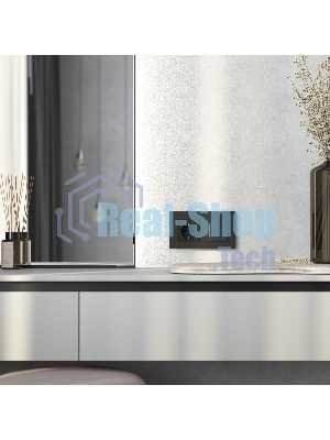 Рамка на 2 поста Slab (черный софт) W0022908