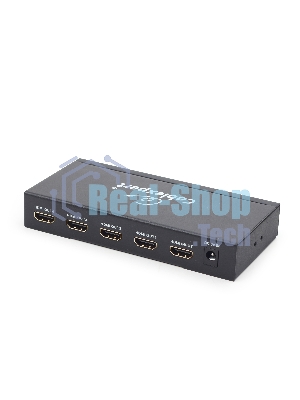 Разветвитель Gembird DSP-4PH4-02 Разветвитель HDMI Cablexpert, HD19F/4x19F, 1 компьютер => 4 монитора, Full-HD, 3D, 1.4v