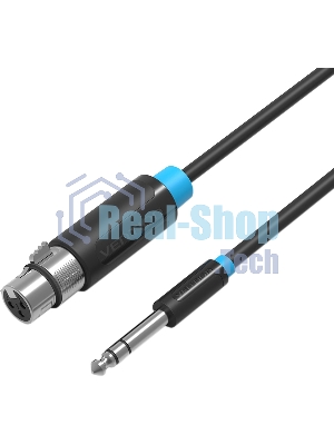 Кабель Vention аудио Jack 6.5 M/XLR F - 1.5м