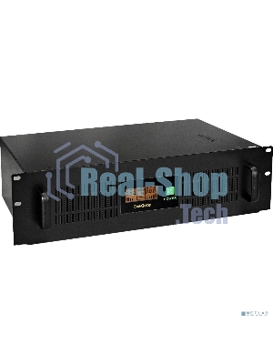 Источник бесперебойного питания ExeGate ServerRM UNL-3000.LCD.AVR.2SH.3C13.USB.3U 3000VA/1800W, Color LCD, AVR, 2*Schuko+3*C13, USB, 3U, установка в стойку, черный
