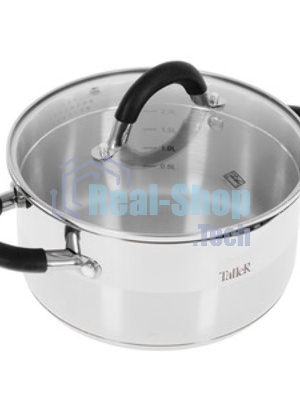 Кастрюля TalleR с крышкой TR-17193, 20х10 см (3,1 л)