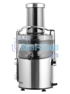 Соковыжималка Centek CT-1212 стальной/чёрный, центробежная, 1200 Вт, 1100 мл, механическое
