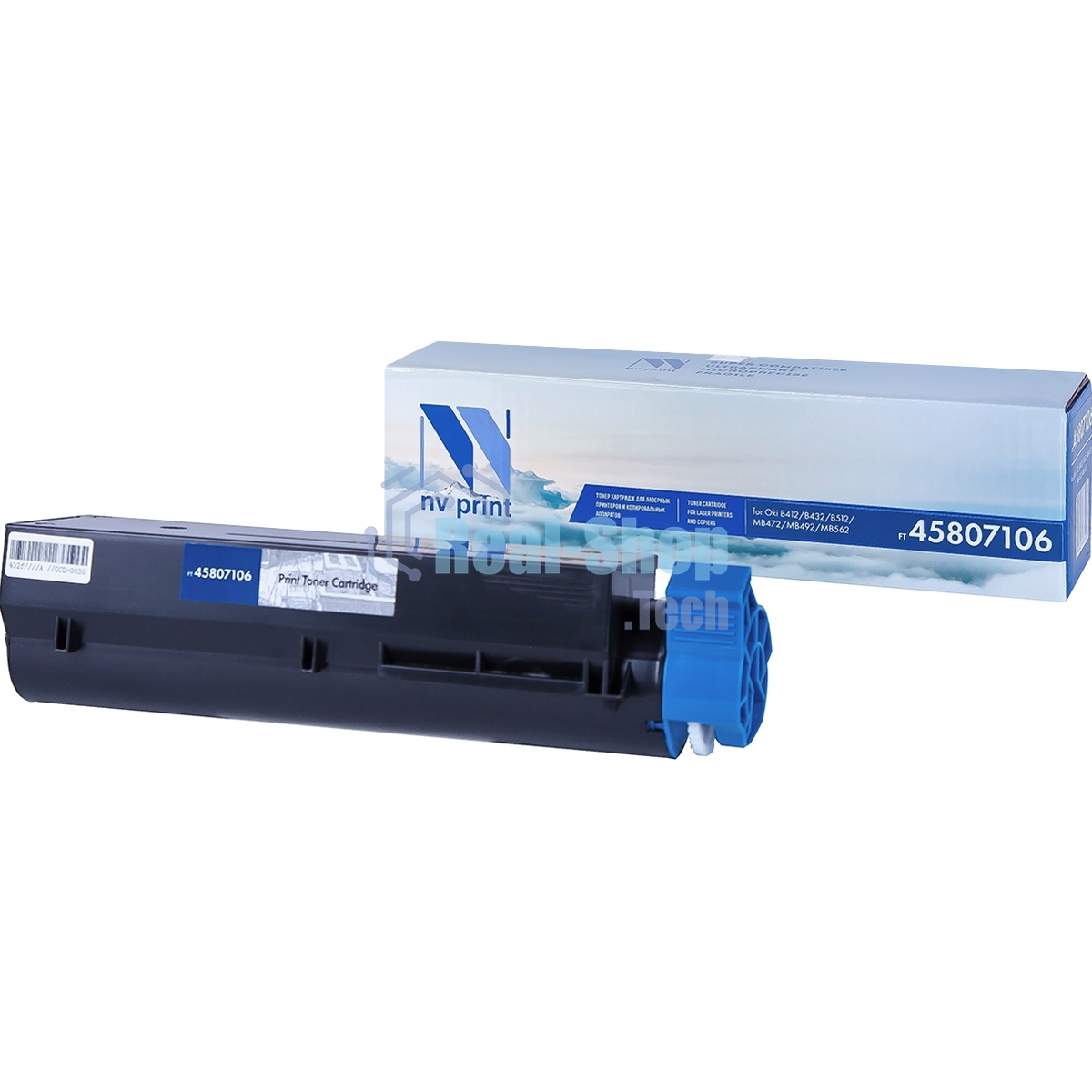 Картридж NVPrint совместимый Oki 45807106 для B412/B432/B512/MB472/MB492/MB562 (7000k)