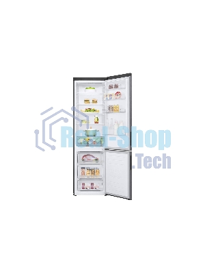 Холодильник LG GA-B509CLSL графитовый двухкамерный 277/107л морозилка снизу, No Frost