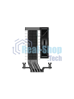 Кулер PCCooler R400 ARGb черный 92мм алюминий+медь 2200r m 30db 4-pin 180W 133мм