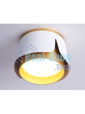 Светильник Ambrella light TN71221 WH/GD белый/золото GX53 D100*66