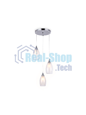 Светильник Ambrella light TR3548/3 CH/CL хром/прозрачный E14 max 40W 370*130*1000