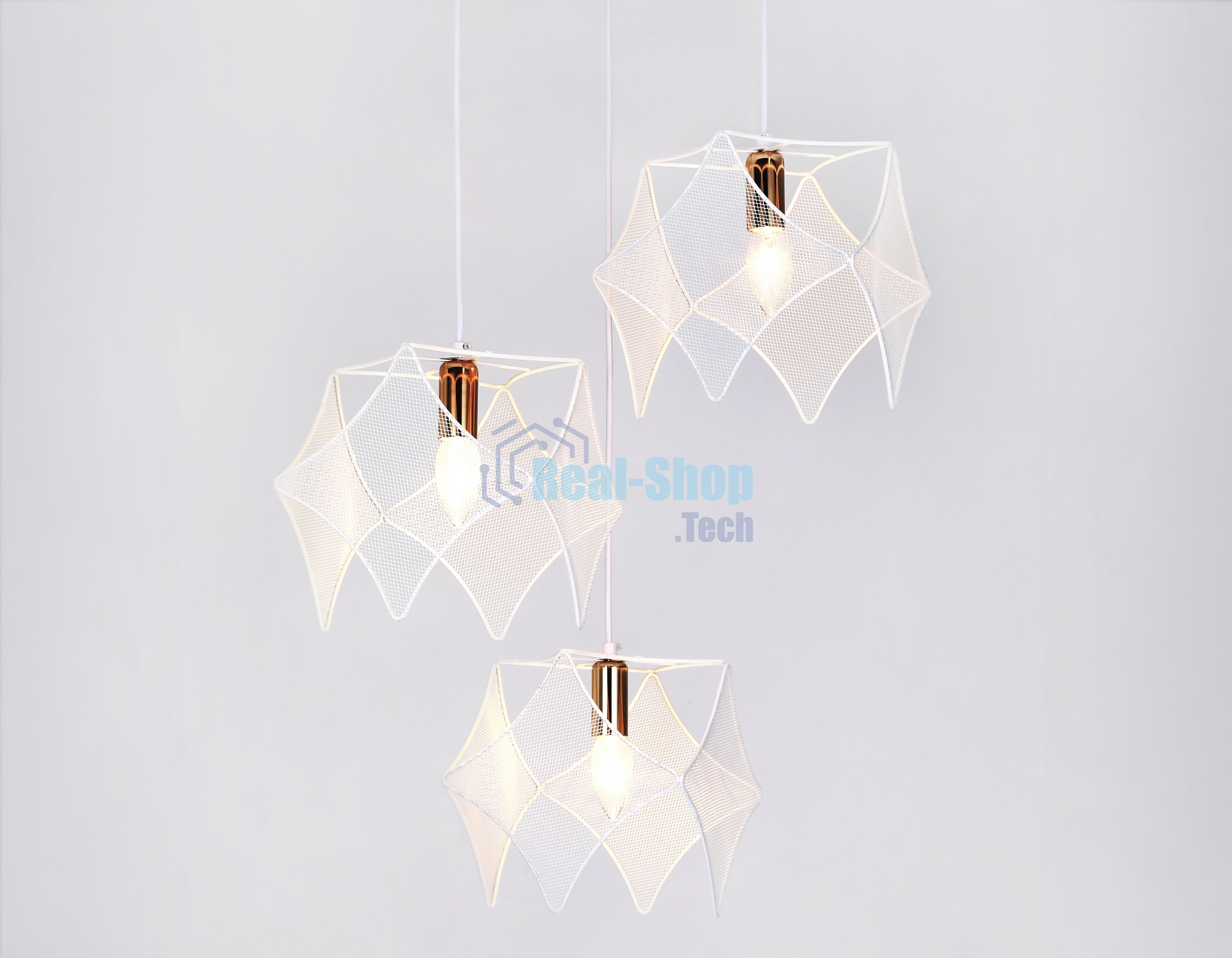 Светильник Ambrella light TR8426/3 WH/GD белый/золото E14/3 max 40W D510*1000