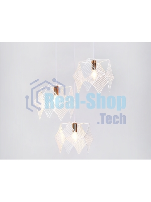 Светильник Ambrella light TR8426/3 WH/GD белый/золото E14/3 max 40W D510*1000