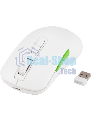 Мышь беспроводная Acer OMR311 белый, 2400 dpi, радиоканал, Bluetooth, USB, кнопки - 7