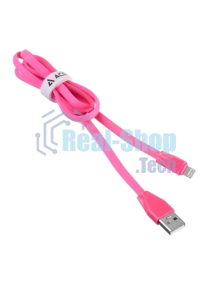 Кабель USB ACD-Life Lightning - USB-A TPE, 1м, маджента