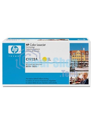 Картридж лазерный HP C9732A желтый LJ 5500 (12000 стр.)