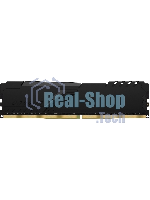 Оперативная память Kingston Fury Beast, 8GB (1x8GB), DDR4, 3200MHz, CL16, DIMM, с радиатором, черный