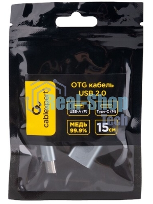 Переходник Cablexpert Переходник USB OTG, USB Type-C/USB 2.0F, пакет (A-OTG-CMAF2-01)