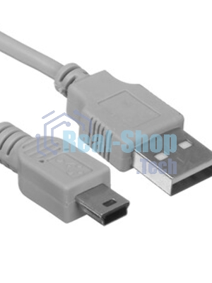 Кабель USB2.0 Cablexpert CC-USB2-AM5P-6-N, AM/MiniUSB, медь, экран, Pro, 1.8м серый, пакет
