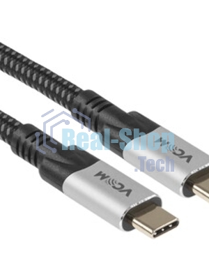 Кабель USB4 TypeC(M)--TypeC(M), 5K@60Hz, 8K@30Hz 40Gbps, PD 240W, VCOM, 1.5м CU560-1.5M