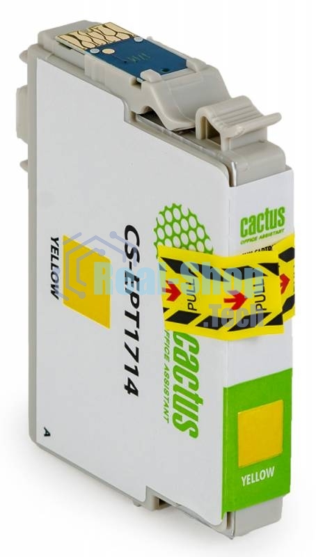 Картридж струйный Cactus CS-EPT1714 17XL желтый (10 мл) для Epson Expression Home XP-33/103/203/207/303/306/403/406