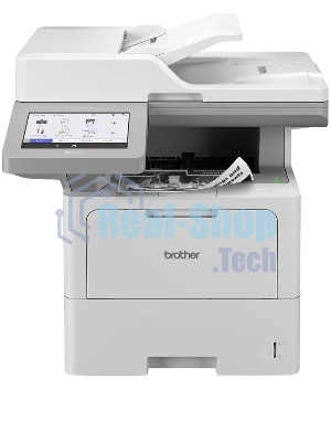 МФУ лазерное Brother MFC-L6910DN, А4, ч/б, печ. 50 стр/мин, скан. до 100 стр/мин., 1200x1200 dpi (печать), 600 x 600 DPI (скан.), NFC, Ethernet, USB