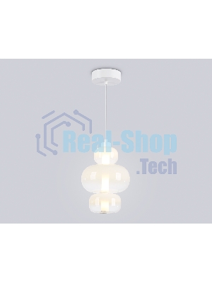 Подвесной светодиодный светильник Ambrella light LH11056 WH/FR белый/белый матовый 18W 3000K D230*350