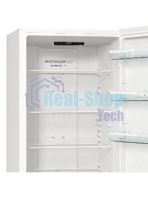 Холодильник Gorenje NRK6201EW4 белый двухкамерный 235/96 л морозилка снизу, No Frost