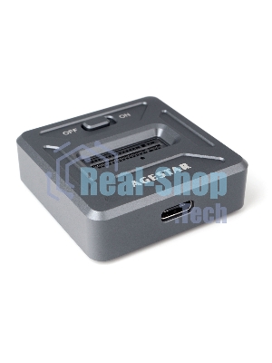 Док Станция SSD M.2 NVME AgeStar 31CBNV1C (GRAY) серый