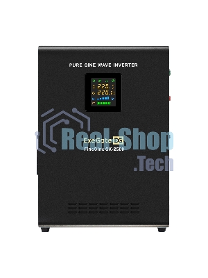 Комплект Источник бесперебойного питания EX296002RUS + батарея 75Aч EX282983RUS 2шт (инвертор, синус, для котла, настенный) ExeGate FineSine SX-2500.LCD.AVR.2SH <2500VA/1800W, чистая синусоида, цветной LCD-дисплей, AVR, 2*Schuko, линейно-интерактивный, крепление настенное/универсальное, Black> + батарея ExeGate DT 1275 (12В, 75Ач) 2шт