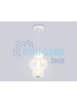 Подвесной светодиодный светильник Ambrella light LH11056 WH/FR белый/белый матовый 18W 3000K D230*350
