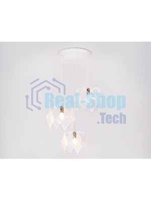 Светильник Ambrella light TR8426/3 WH/GD белый/золото E14/3 max 40W D510*1000