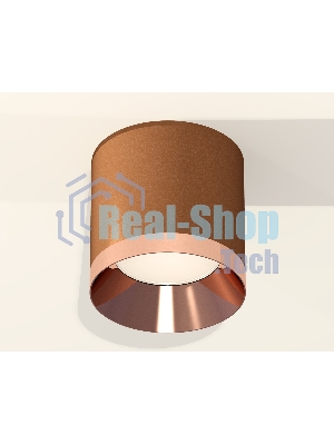 Светильник Ambrella Light XS7404011 SCF/PPG кофе песок/золото розовое полированное MR16 GU5.3 (C7404, N7035)