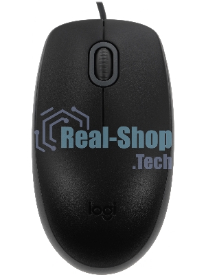 Мышь проводная Logitech M110 Silent черный, 1000 dpi, USB, кнопки - 3