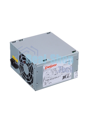 Блок питания ExeGate AA450 (EX253683RUS-PC), 450Вт, 80мм, серебряный
