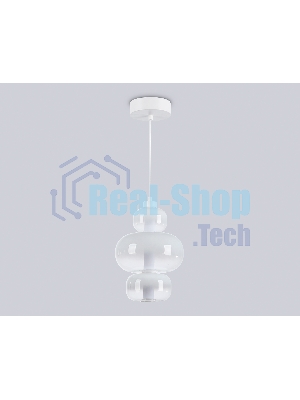 Подвесной светодиодный светильник Ambrella light LH11056 WH/FR белый/белый матовый 18W 3000K D230*350