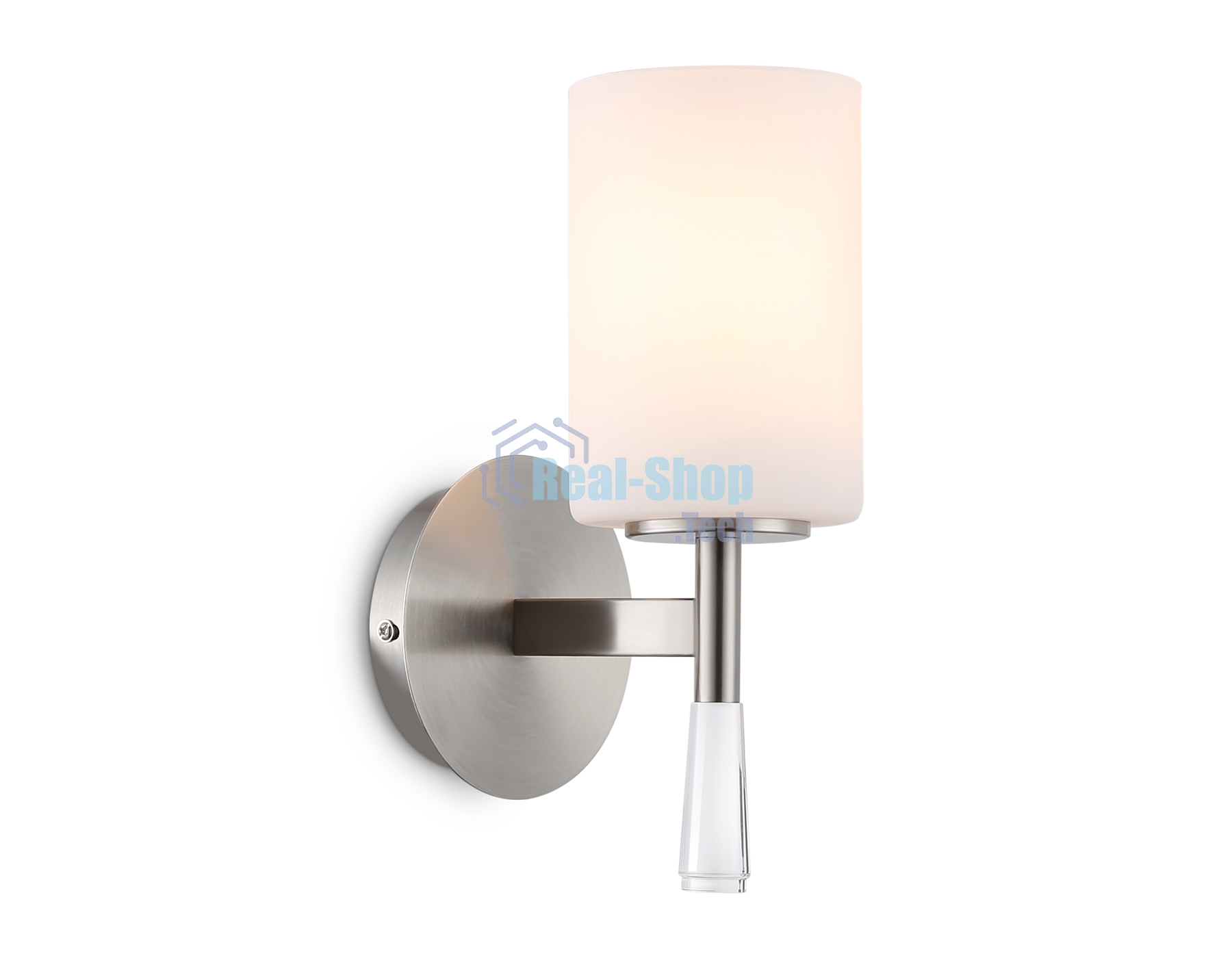 Настенный светильник Ambrella light LH56255 SN/FR никель/белый матовый E27 max 60W 160*120*280